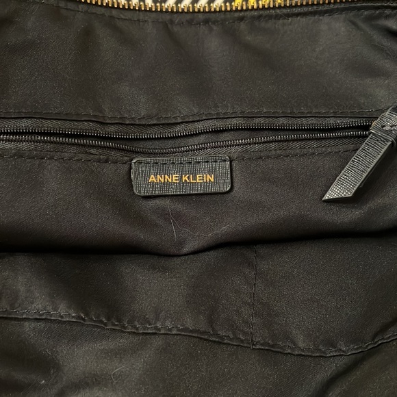 Anne Klein abstract striped nylon tote - Picture 5 of 6